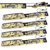 image:imageKastKing MeshGuard Camo Fishing Rod Sleeves Fits Casting Spinning Rods  Floating Design Thick Neoprene Protection Hookresistant amp UV Defense Adjustable Lanyard amp Builtin Hanging LoopKhaki Camo 4 Pcs