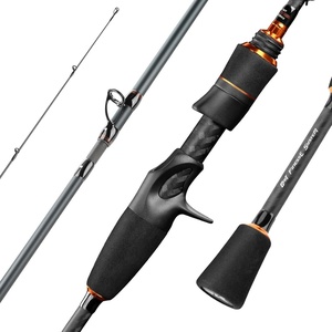image:imageKastKing Zephyr Finesse Spinning amp Casting Fishing Rods  2Piece Rods with Extra Tip IM6 Graphite Blanks Stainless Steel Guides with Zirconium Rings EVA Handle Hook KeeperBait Finesse  69 L Fast 3pcs