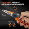 image:imageKastKing TiForge Titanium Jaw Fishing Pliers Freshwater amp Saltwater  TitaniumAlloy Jaws Aluminum Body CorrosionResistant Pliers DualTip Design Safety Lock Secure Sheath amp Tether System76 Titanium Jaw PlierOrangeBlack