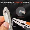 image:imageKastKing TiForge Titanium Jaw Fishing Pliers Freshwater amp Saltwater  TitaniumAlloy Jaws Aluminum Body CorrosionResistant Pliers DualTip Design Safety Lock Secure Sheath amp Tether System76 Titanium Jaw PlierOrangeBlack