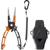 image:imageKastKing TiForge Titanium Jaw Fishing Pliers Freshwater amp Saltwater  TitaniumAlloy Jaws Aluminum Body CorrosionResistant Pliers DualTip Design Safety Lock Secure Sheath amp Tether System76 Titanium Jaw PlierOrangeBlack