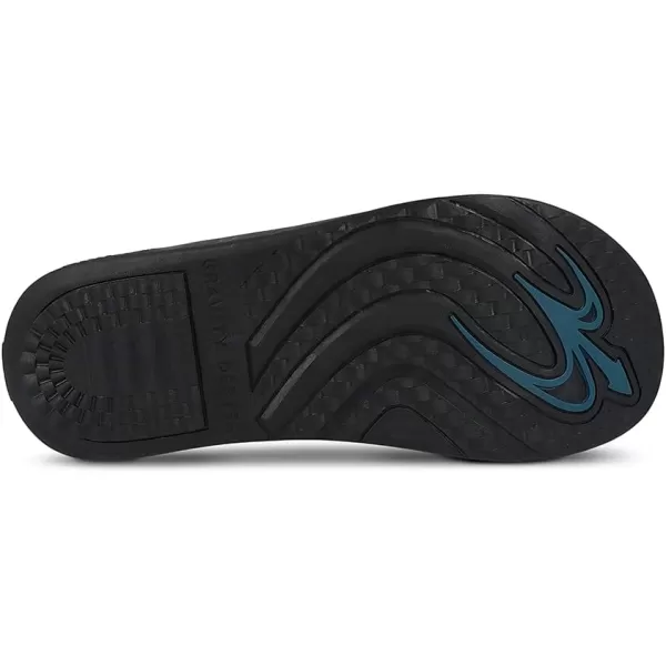 Gravity Defyer Womens GDEFY Ortal Leather Strappy Fashion Sandal  VersoShock Proven Performance Orthotic SlidesDark Gray Blue