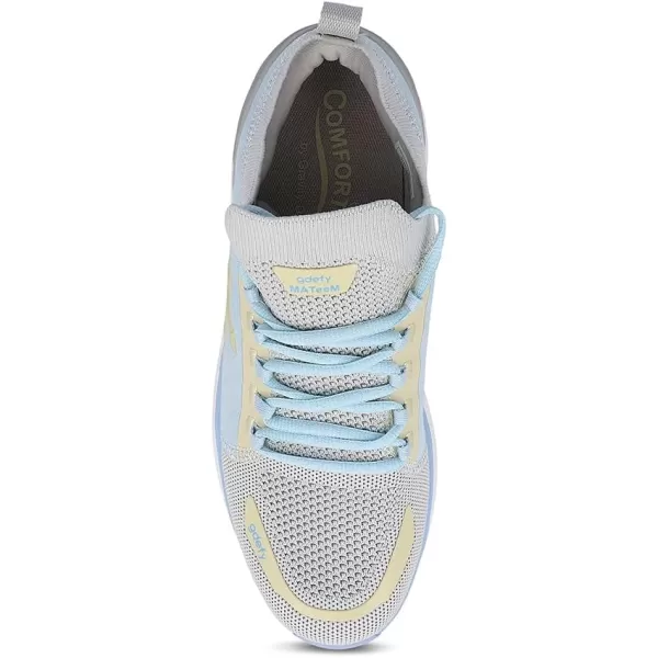 GDEFY Womens MATeeM CrossTrainer  Hybrid VersoShock Performance Proven Pain Relief Shoes with SupportSilverblue