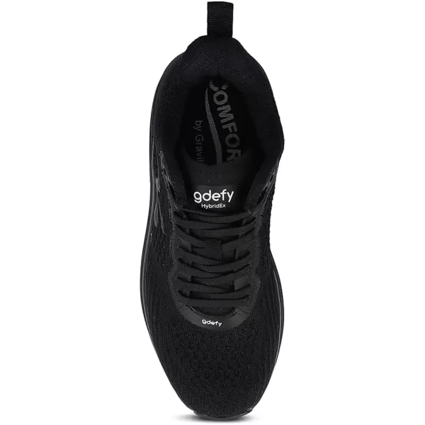 Gravity Defyer Mens GDEFY HybridEx Running Shoes  Hybrid VersoShock Performance Long Distance Running ShoesBlack