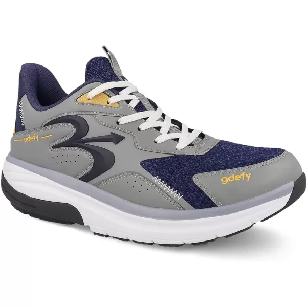 Gravity Defyer Mens GDefy Energiya  Hybrid VersoShock Performance ShockAbsorbing CrossTrainer ShoesGraypurple