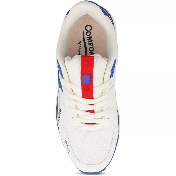 Gravity Defyer Mens GDefy Energiya  Hybrid VersoShock Performance ShockAbsorbing CrossTrainer ShoesRedwhite Blue