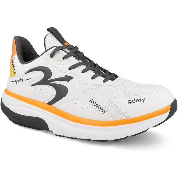 Gravity Defyer Mens GDefy Energiya  Hybrid VersoShock Performance ShockAbsorbing CrossTrainer ShoesWhitegray
