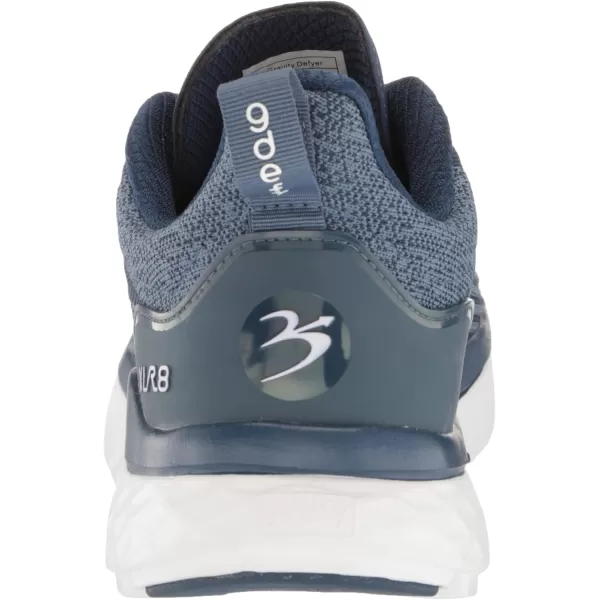 Gravity Defyer Mens GDefy XLR8 Run  VersoCloud MultiDensity Shock Absorbing Performance Long Distance Running ShoesBlue White