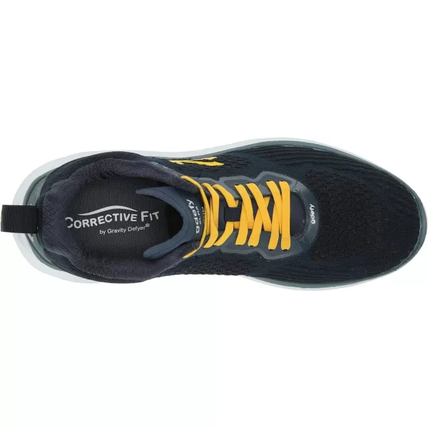 Gravity Defyer Mens GDefy XLR8 Run  VersoCloud MultiDensity Shock Absorbing Performance Long Distance Running ShoesBlue Yellow