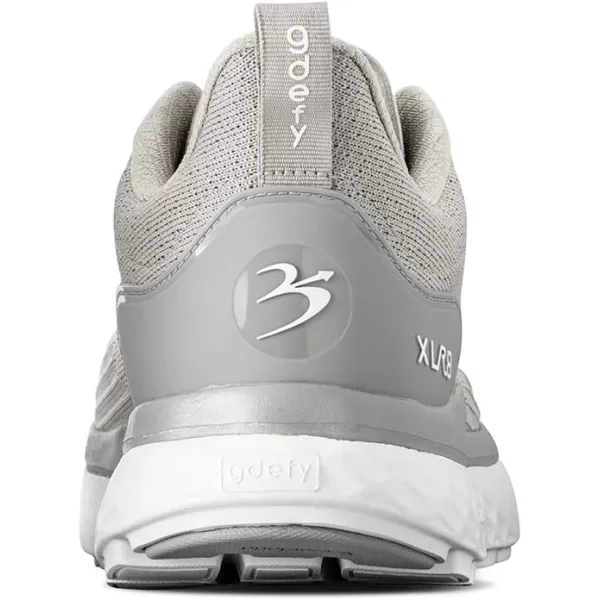 Gravity Defyer Mens GDefy XLR8 Run  VersoCloud MultiDensity Shock Absorbing Performance Long Distance Running ShoesGray White