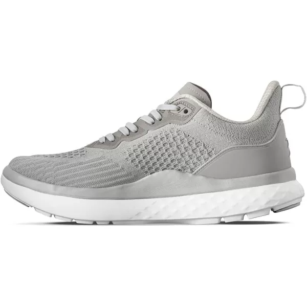Gravity Defyer Mens GDefy XLR8 Run  VersoCloud MultiDensity Shock Absorbing Performance Long Distance Running ShoesGray White