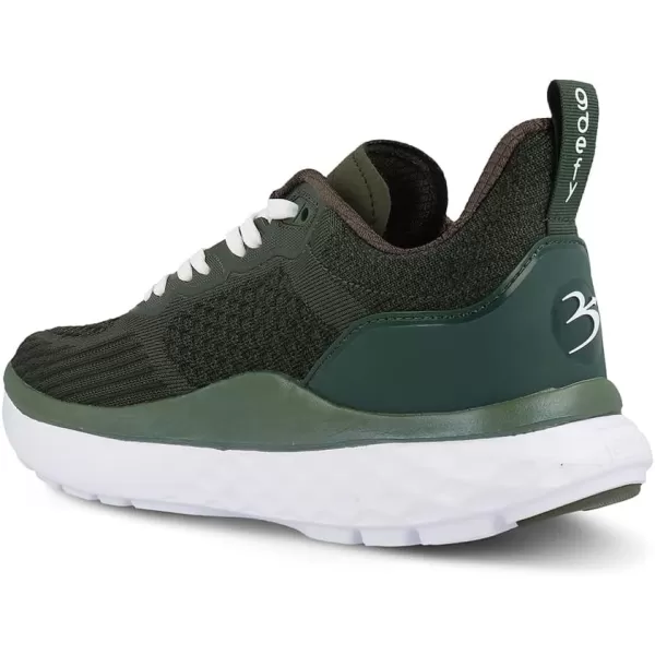 Gravity Defyer Mens GDefy XLR8 Run  VersoCloud MultiDensity Shock Absorbing Performance Long Distance Running ShoesGreen