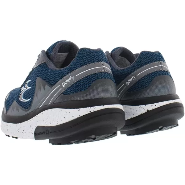 Gravity Defyer Proven Pain Relief Mens GDefy Mighty Walk Athletic Sneakers  Walking Shoes for Knee PainBlue Gray