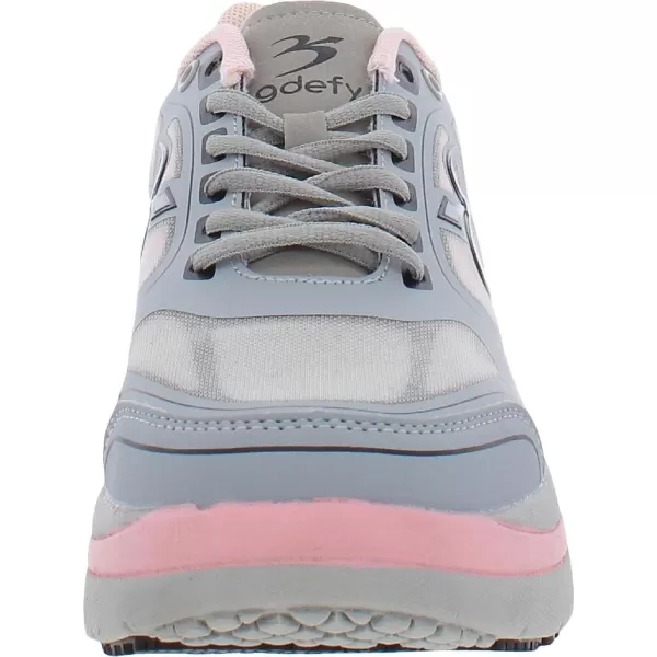 Gravity Defyer Proven Pain Relief Womens GDefy Ion Athletic Shoes for Knee PainGray  Pink