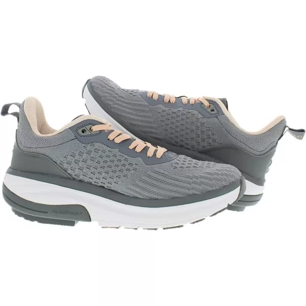 Gravity Defyer Womens GDEFY HybridEx Running Shoes  Hybrid VersoShock Performance Long Distance Running ShoesGraypeach