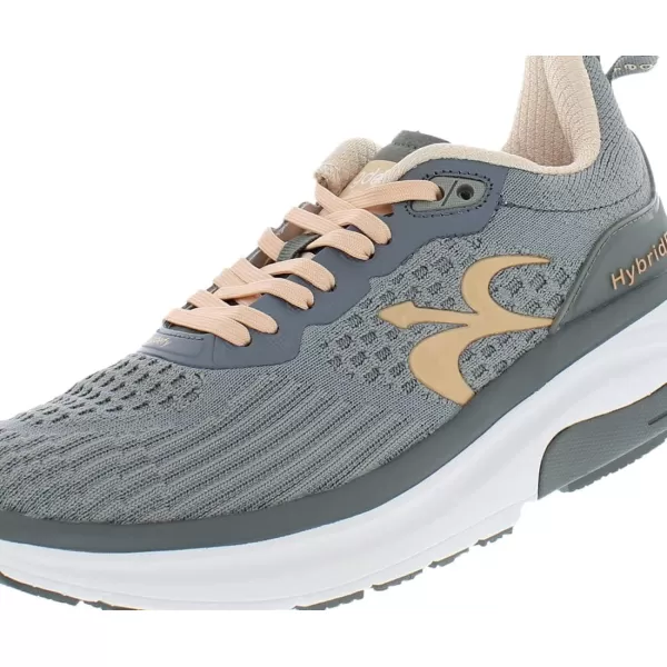 Gravity Defyer Womens GDEFY HybridEx Running Shoes  Hybrid VersoShock Performance Long Distance Running ShoesGraypeach