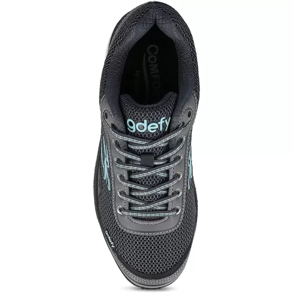 Gravity Defyer Womens GDEFY Mighty Walk Limited Edition Athletic Shoes  VersoShock Proven Performance Walking ShoesGray Blue