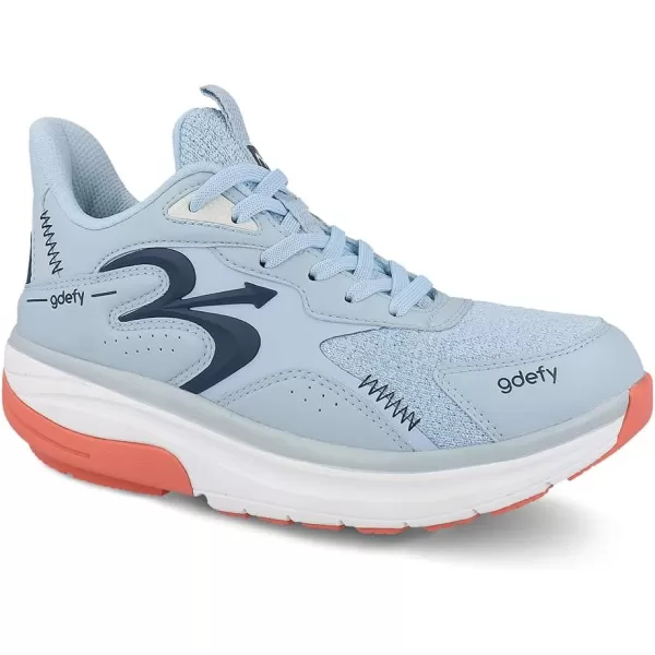 Gravity Defyer Womens GDefy Energiya  Hybrid VersoShock Performance ShockAbsorbing CrossTrainer ShoesBlueorange