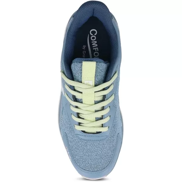 Gravity Defyer Womens GDefy Energiya  Hybrid VersoShock Performance ShockAbsorbing CrossTrainer ShoesBluewhite