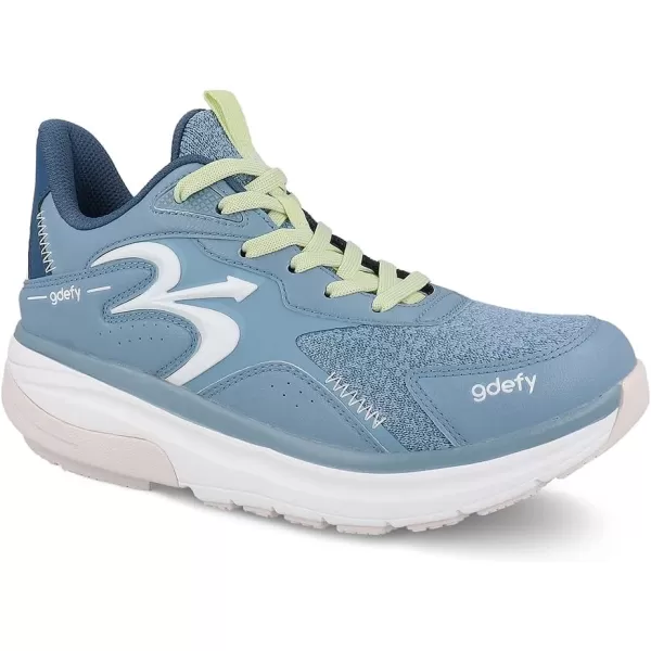 Gravity Defyer Womens GDefy Energiya  Hybrid VersoShock Performance ShockAbsorbing CrossTrainer ShoesBluewhite