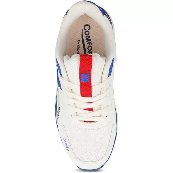 Gravity Defyer Womens GDefy Energiya  Hybrid VersoShock Performance ShockAbsorbing CrossTrainer ShoesRed White Blue
