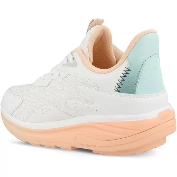 Gravity Defyer Womens GDefy Energiya  Hybrid VersoShock Performance ShockAbsorbing CrossTrainer ShoesWhite  Peach