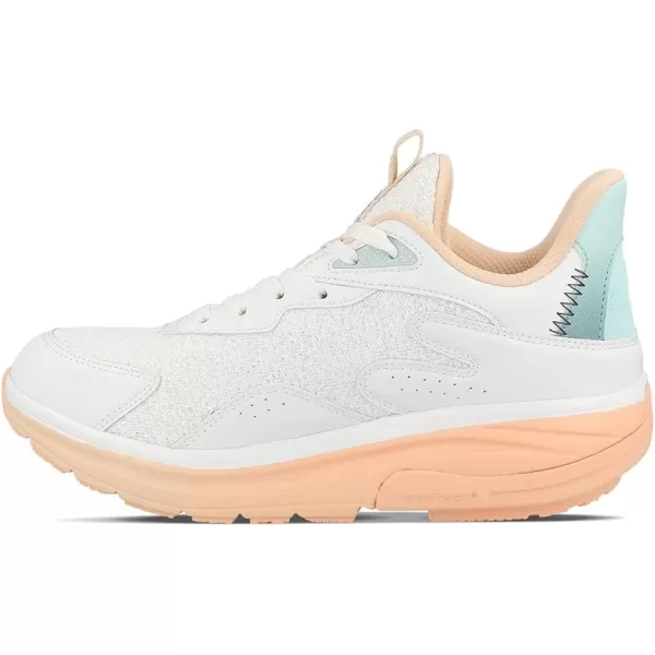 Gravity Defyer Womens GDefy Energiya  Hybrid VersoShock Performance ShockAbsorbing CrossTrainer ShoesWhite  Peach
