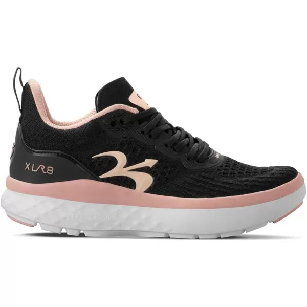 Gravity Defyer Womens GDefy XLR8 Run  VersoCloud MultiDensity Shock Absorbing Performance Long Distance Running Shoes  US SizesBlack Pink