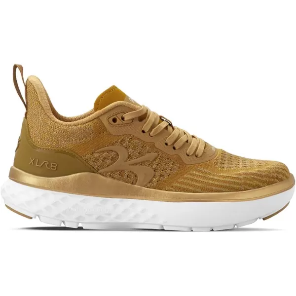 Gravity Defyer Womens GDefy XLR8 Run  VersoCloud MultiDensity Shock Absorbing Performance Long Distance Running Shoes  US SizesGold
