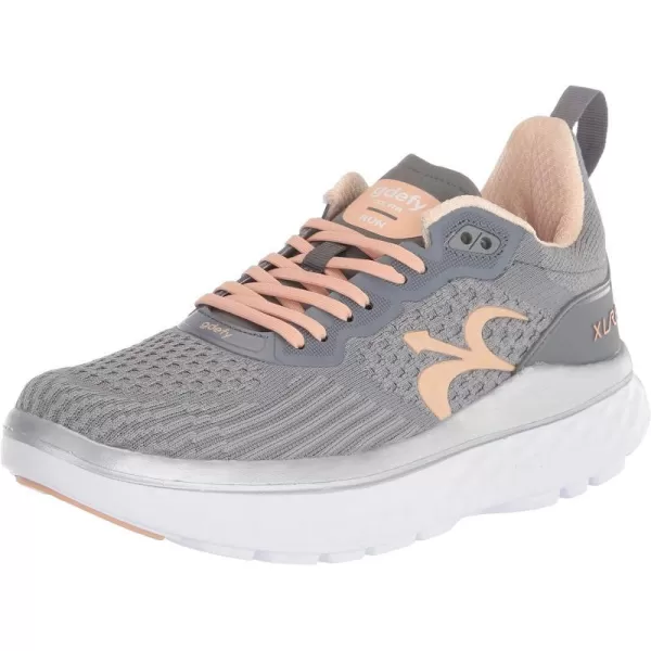 Gravity Defyer Womens GDefy XLR8 Run  VersoCloud MultiDensity Shock Absorbing Performance Long Distance Running Shoes  US SizesGray Pink