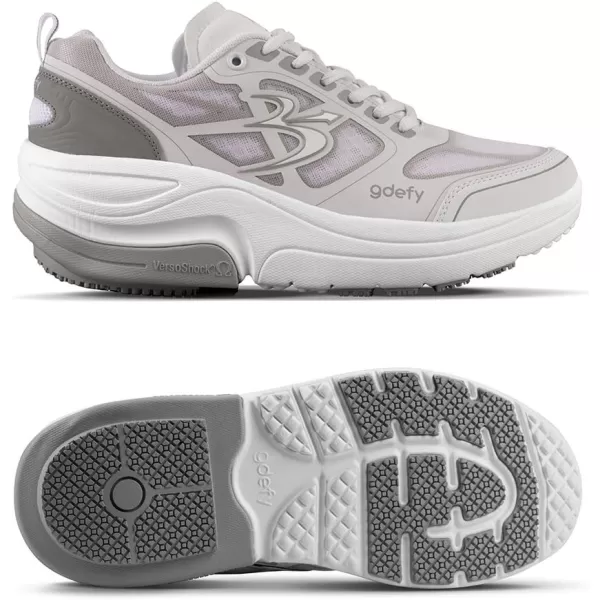 Gravity Defyer Mens GDefy Ion Pain Relief Shoes for Knee PainWhite