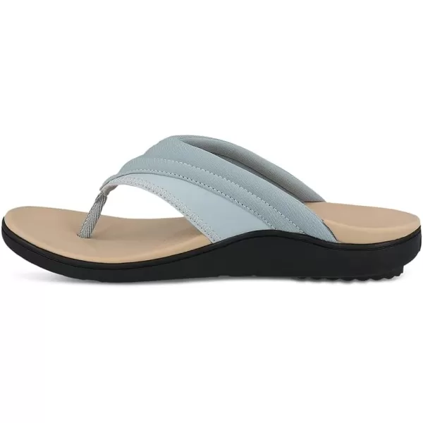 Gravity Defyer Womens GDEFY Kinor  Water Resistant Flip Flops  VersoShock Proven Performance  Orthotic Stress Recovery Outdoor SandalsBlue