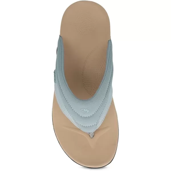 Gravity Defyer Womens GDEFY Kinor  Water Resistant Flip Flops  VersoShock Proven Performance  Orthotic Stress Recovery Outdoor SandalsBlue
