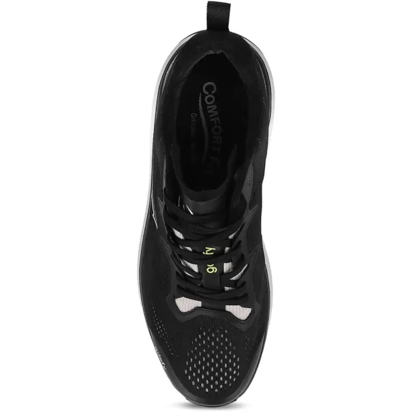 Gravity Defyer GDefy Mens Comfort Solution  Arch Support  Foot ampamp Knee Support  Orthopedic  Heel Comfort  Free Orthotics Included  Lauff Running ShoesBlack