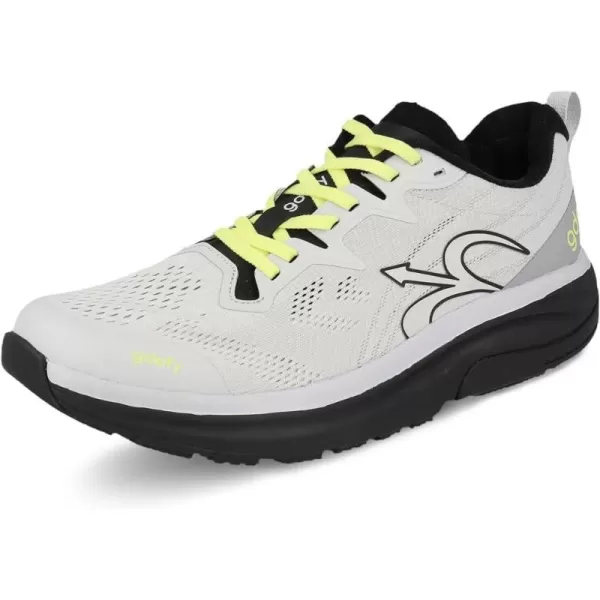 Gravity Defyer GDefy Mens Comfort Solution  Arch Support  Foot ampamp Knee Support  Orthopedic  Heel Comfort  Free Orthotics Included  Lauff Running ShoesGrayBlack