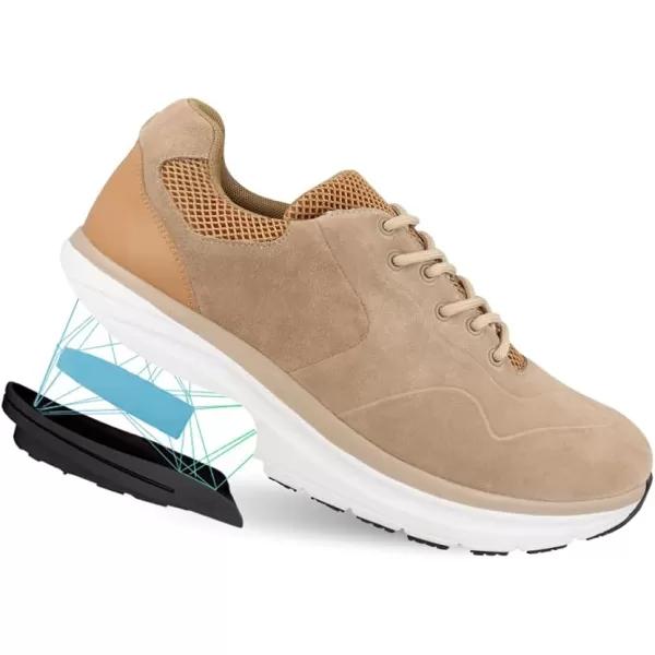 Gravity Defyer Mens GDEFY Gemxon Athletic Shoes  Hybrid VersoShock Proven Performance ShockAbsorbing Suede Pain Relief Shoes