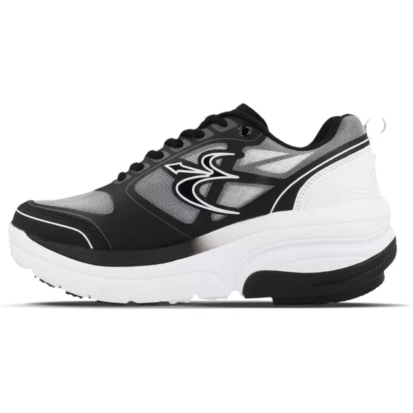 Gravity Defyer Proven Pain Relief Womens GDefy Ion Athletic Shoes for Knee PainWhite  Black