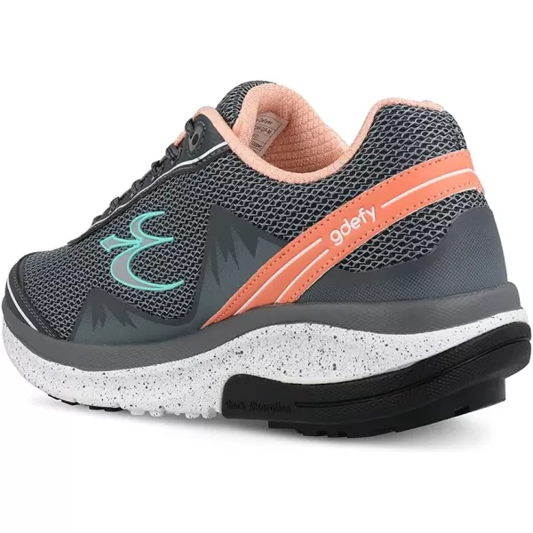 Gravity Defyer Proven Pain Relief Womens GDefy Mighty Walk Gray Pink Athletic Shoes 9 M US  Womens Walking Shoes for Heel Pain Foot Pain and Plantar Fasciitis