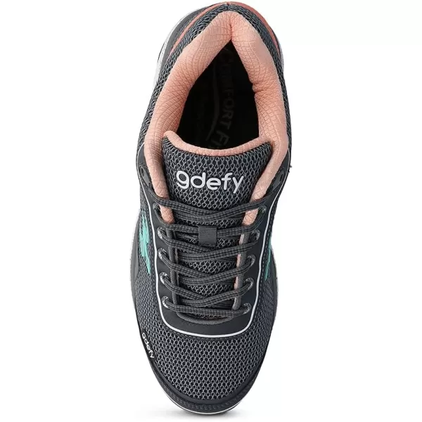 Gravity Defyer Proven Pain Relief Womens GDefy Mighty Walk Gray Pink Athletic Shoes 9 M US  Womens Walking Shoes for Heel Pain Foot Pain and Plantar Fasciitis