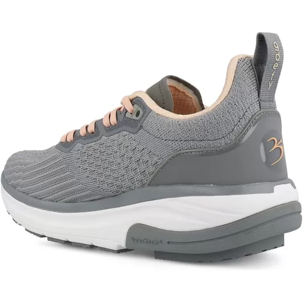 imageGravity Defyer Womens GDEFY HybridEx Running Shoes  Hybrid VersoShock Performance Long Distance Running ShoesGray peach