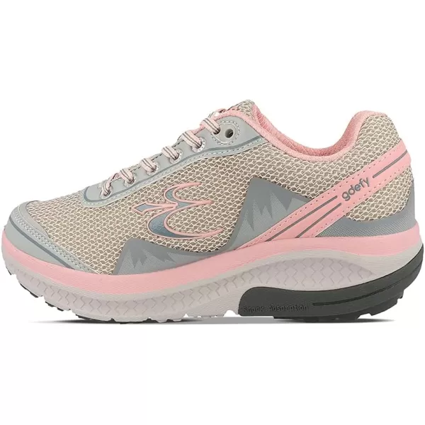 imageGravity Defyer Womens GDEFY Mighty Walk Limited Edition Athletic Shoes  VersoShock Proven Performance Walking ShoesGray  Pink