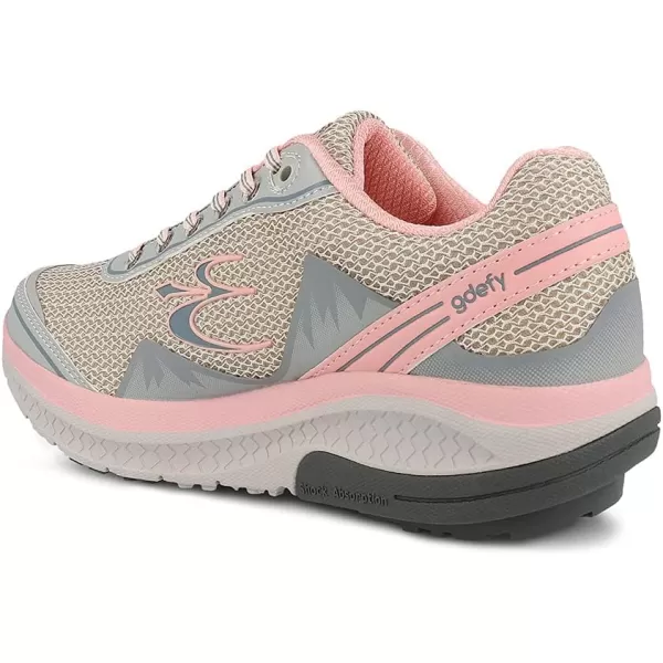 imageGravity Defyer Womens GDEFY Mighty Walk Limited Edition Athletic Shoes  VersoShock Proven Performance Walking ShoesGray  Pink