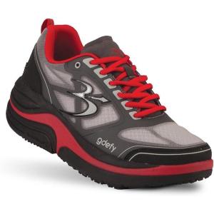 imageGravity Defyer Mens GDefy Ion Pain Relief Shoes for Knee PainGray  Red