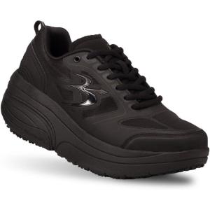 imageGDEFY ION Womens Orthopedic Walking Shoe  VersoShock Technology for Pain Associated with Prolonged Standing or Walking  Arch Support  Diabetic Shoes  Wide Shoes  Free Custom OrthoticBlack