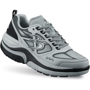 imageGDEFY ION Mens Orthopedic Walking Shoe  VersoShock Technology for Pain Associated with Prolonged Standing or Walking  Arch Support  Diabetic Shoes  Wide Shoes  Free Custom OrthoticGrey