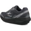 imageGDEFY Mighty Walk Mens Orthopedic Walking Shoe  VersoShock Technology for Pain Associated with Running  Prolonged Standing  Arch Support  Diabetic Shoes  Wide Shoes  Free Custom OrthoticBlack  Gray