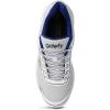 imageGDEFY Mighty Walk Mens Orthopedic Walking Shoe  VersoShock Technology for Pain Associated with Running  Prolonged Standing  Arch Support  Diabetic Shoes  Wide Shoes  Free Custom OrthoticWhite  Blue