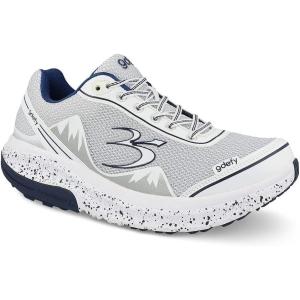 imageGDEFY Mighty Walk Mens Orthopedic Walking Shoe  VersoShock Technology for Pain Associated with Running  Prolonged Standing  Arch Support  Diabetic Shoes  Wide Shoes  Free Custom OrthoticWhite  Blue
