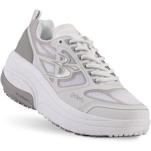 imageGDEFY ION Womens Orthopedic Walking Shoe  VersoShock Technology for Pain Associated with Prolonged Standing or Walking  Arch Support  Diabetic Shoes  Wide Shoes  Free Custom OrthoticWhite