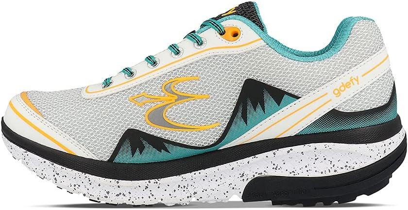 imageGravity Defyer Mens Pain Relief  Arch Support  Plantar Fasciitis  Foot ampamp Knee Pain  Wide Shoes  Orthopedic  Heel Pain  Free Orthotic Included Mighty WalkGreen  White